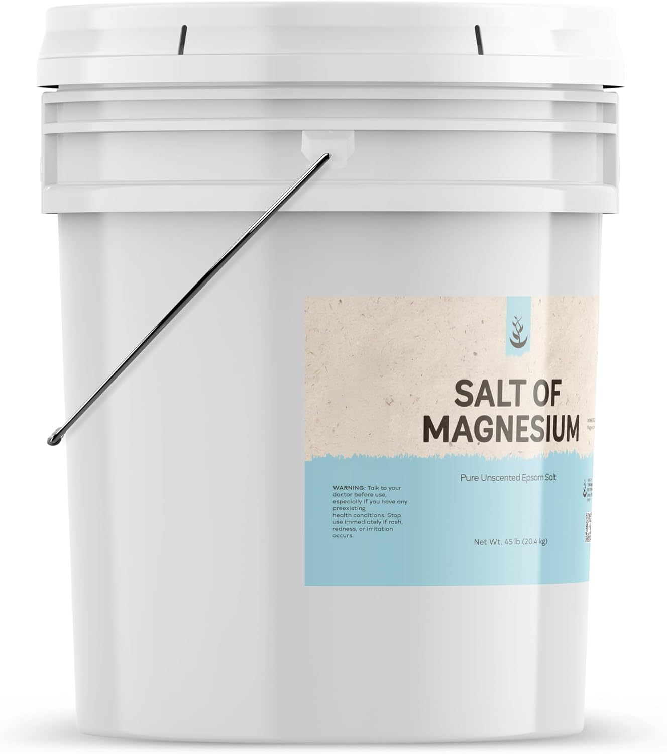 Pure Original Ingredients Epsom Salt (10 lb) Pure Magnesium Sulfate, Soaking Solution
