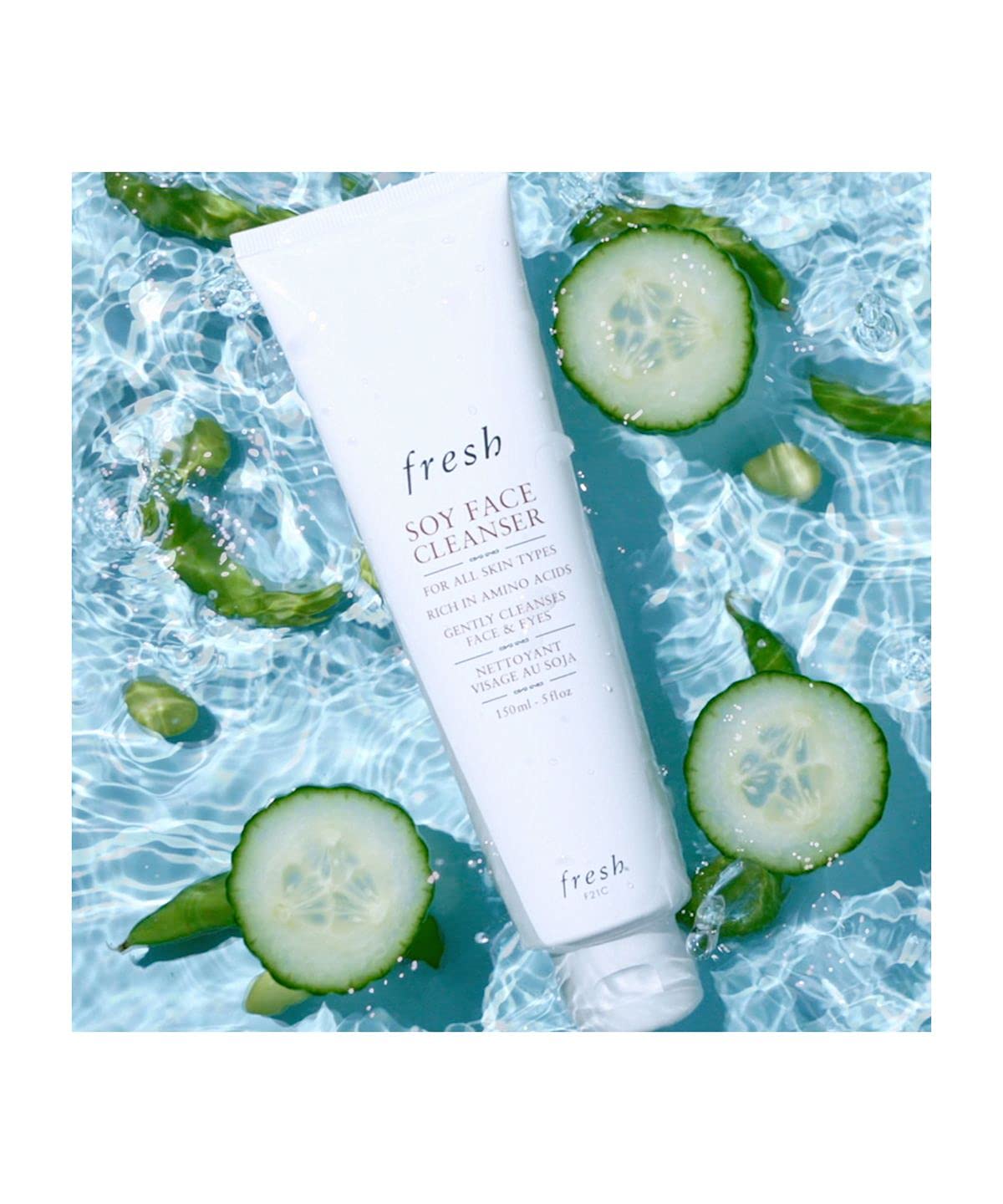 F-R-E-S-H Soy Face Cleanser For All Skin Types 150ml Unboxed, 5 Fl Oz (Pack of 1)
