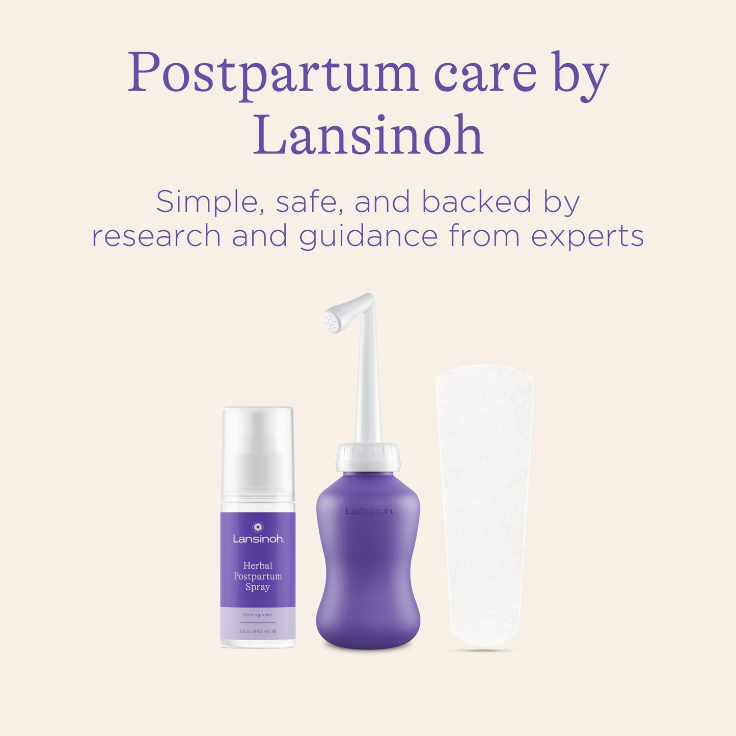 Lansinoh Postpartum Cooling Pads, Perineal Ice Packs, 12 Count, Witch Hazel Pads for Postpartum Care, Padsicles with Aloe Vera