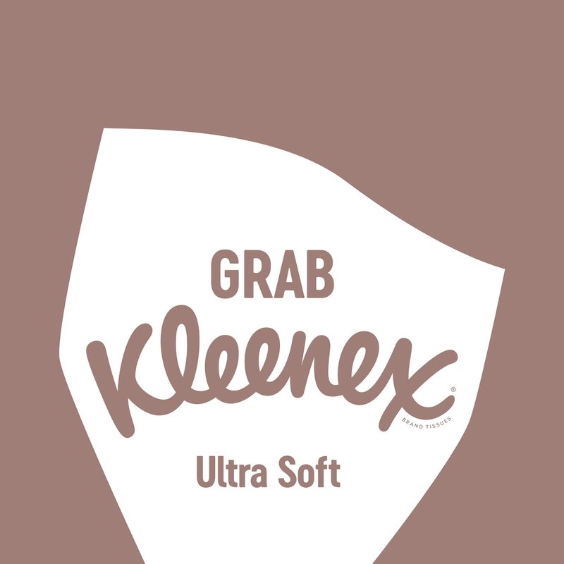 Kleenex Ultra Soft Facial Tissues - Pack of 12 Cube Tissue Boxes
