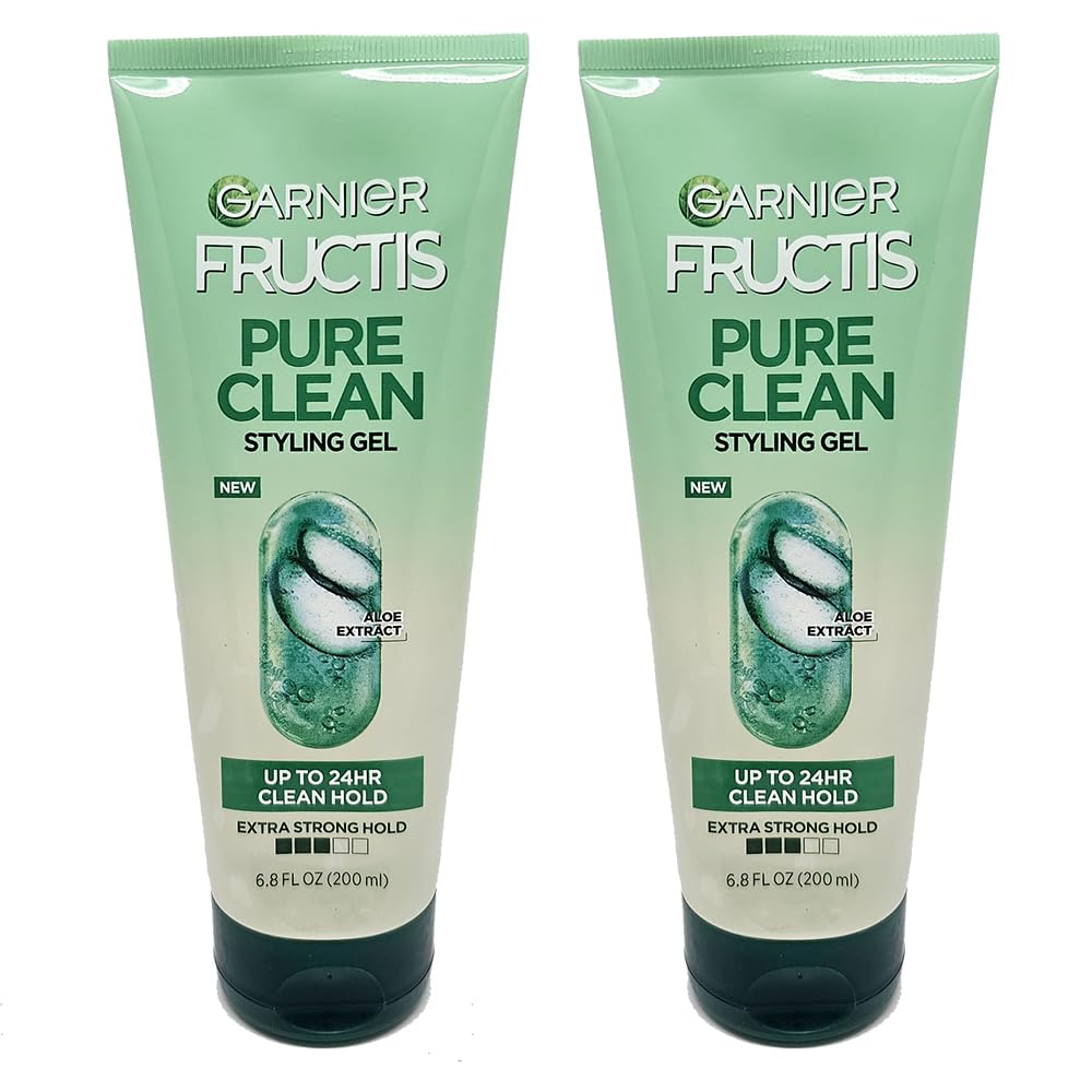 Garnier Fructis Style Pure Clean Styling Gel, 6.80 Oz ( Pack of 6)