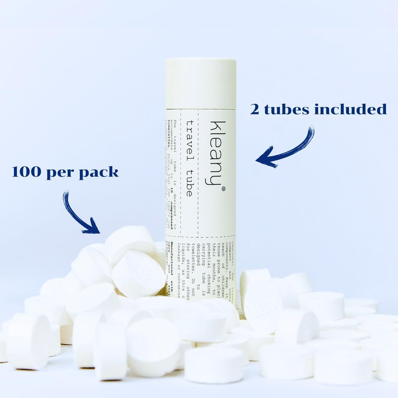 Kleany 100 Compressed Towels Tablets