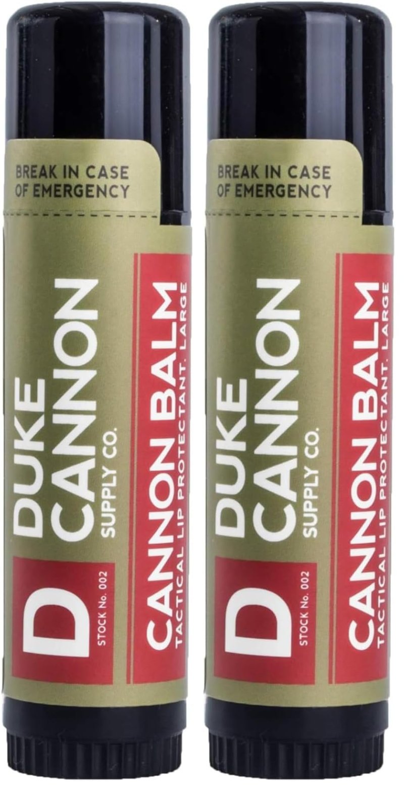 Duke Cannon Supply Co. - Tactical Lip Protectant Balm, Fresh Mint (0.56 oz) Superior Performance Lip Protection Balm for Hard Working Men - Fresh Mint (Pack of 2)