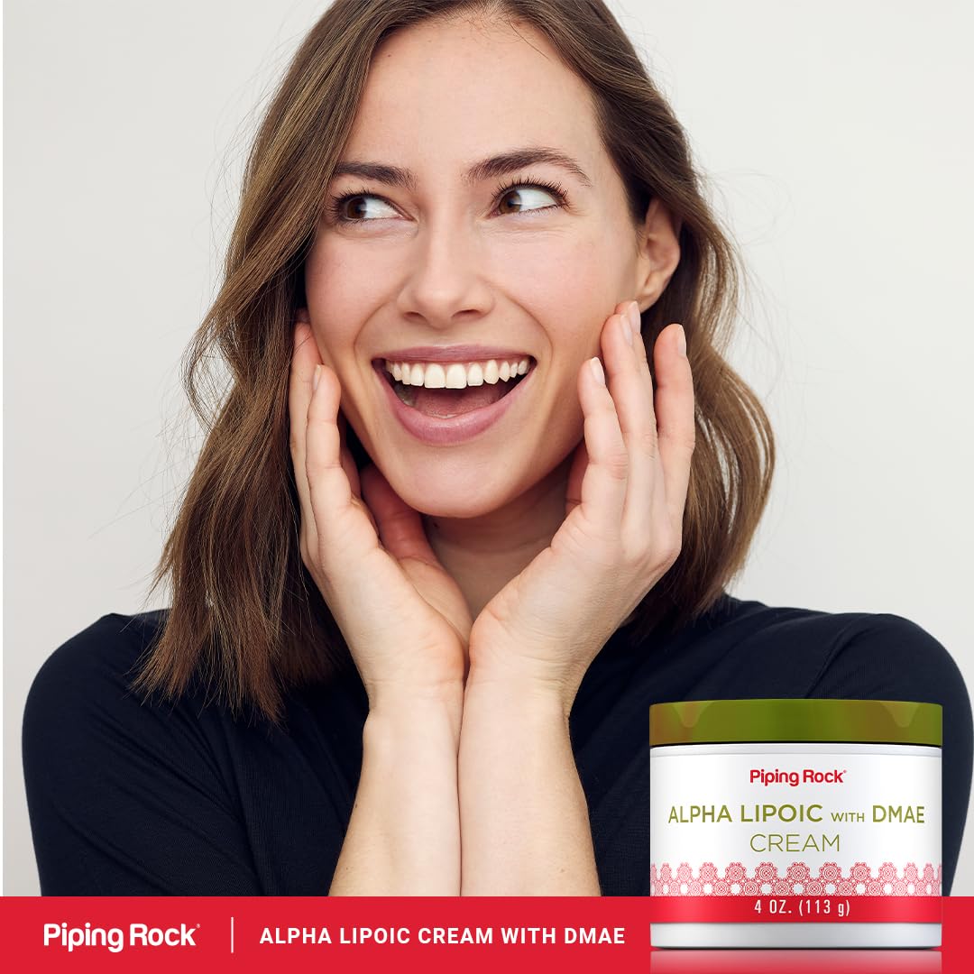 Piping Rock Alpha Lipoic Acid | 4 oz | with DMAE Cream