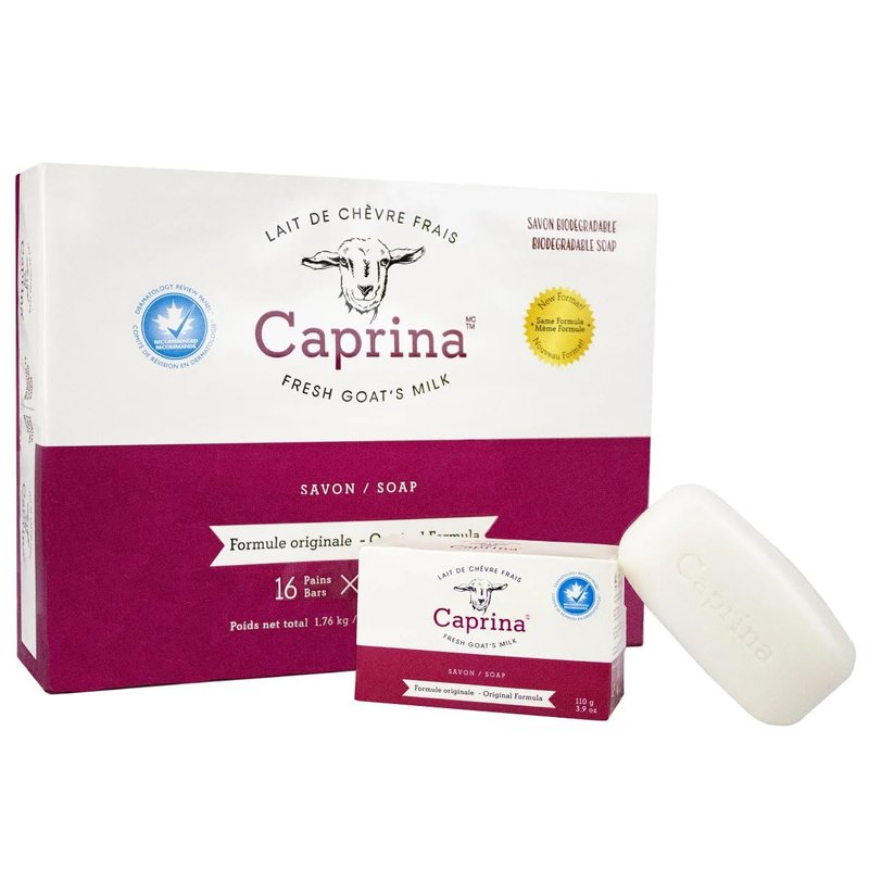 Canus Original Formula Fresh Goat's Milk Soap, 16 bars Set of 2
