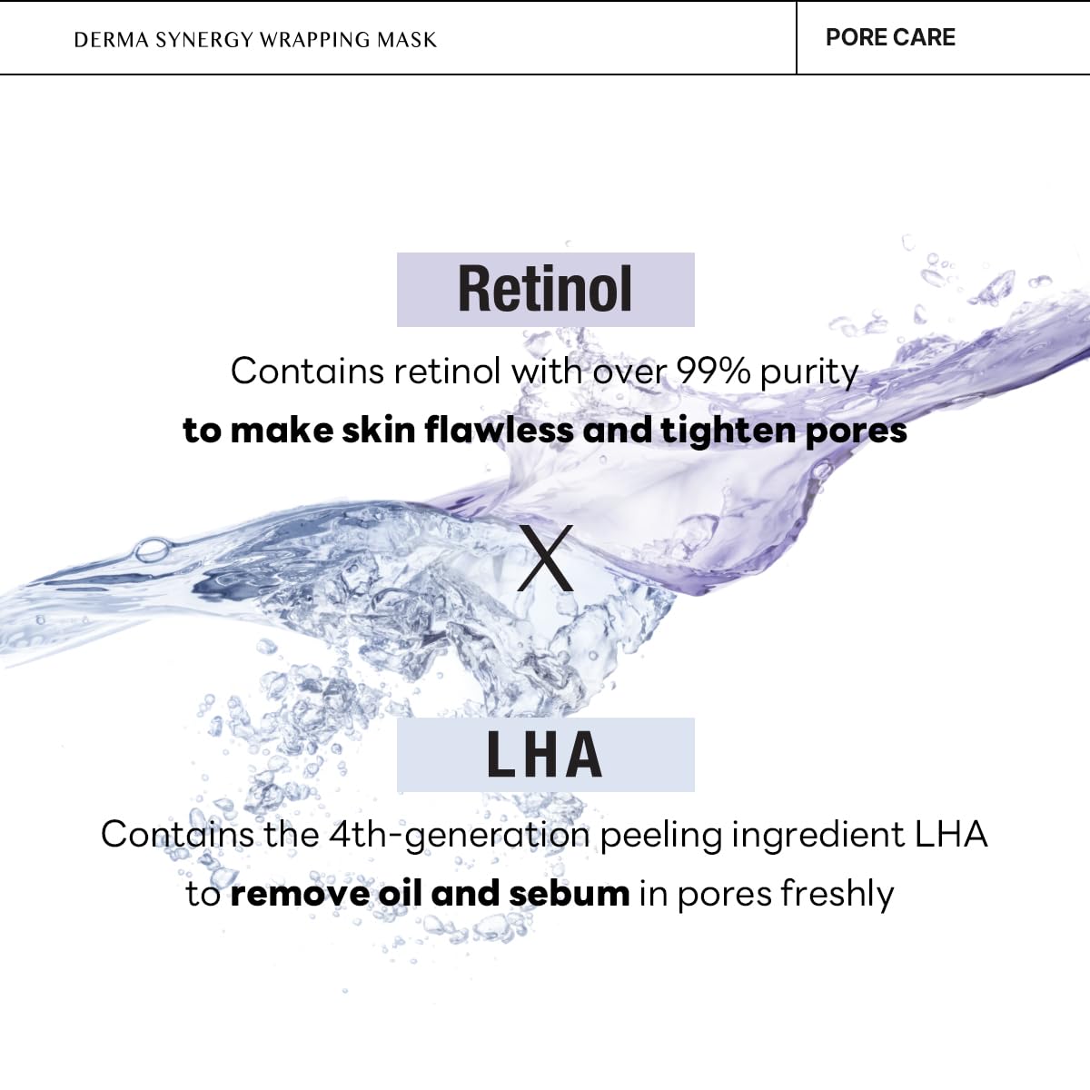 Derma Synergy Wrapping Mask (10 Packs) - Pore Elasticity & Skin Balance with Retinol