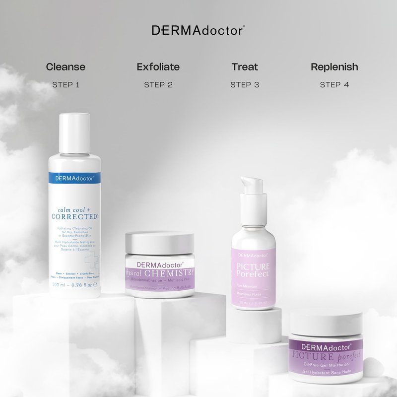 DERMAdoctor Physical Chemistry Dermatologist Formulated Microdermabrasion Facial Scrub + Multiacid Peel with AHA and BHA, Brightening, Smoothing, Pore Minimizer for face - 1.7 oz