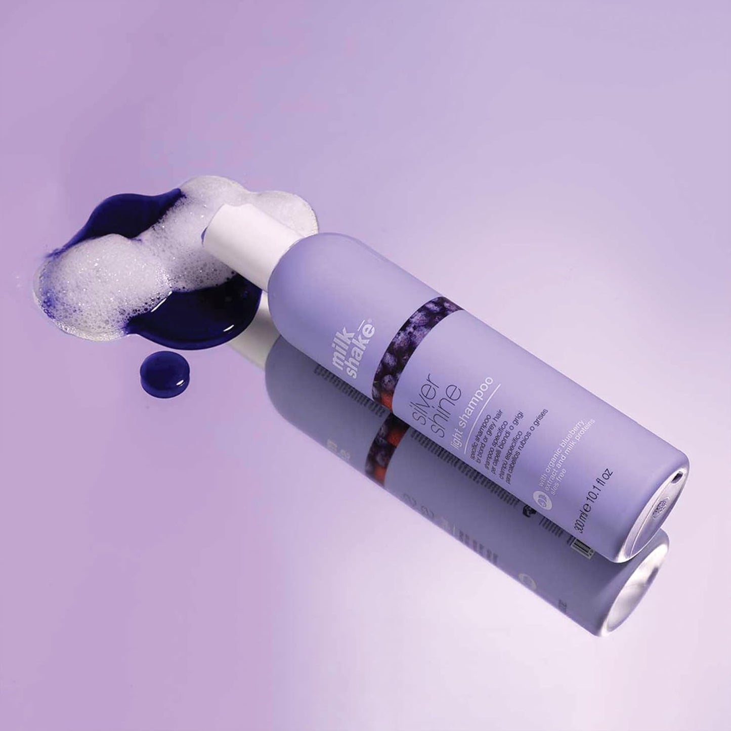 milk_shake Silver Shine Light Purple Shampoo for Blonde Hair