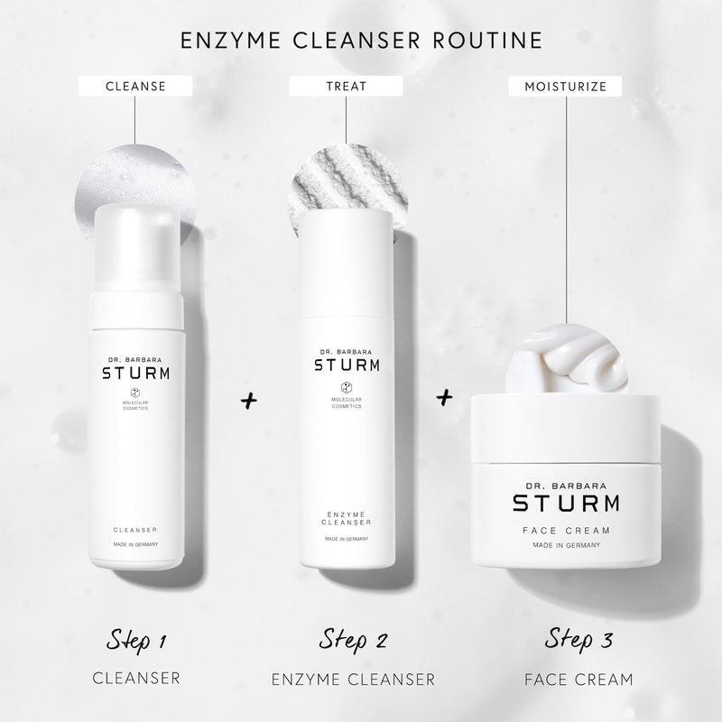 Enzyme Cleanser 75 g, Gentle Exfoliation Powder For Face, Gentle Foaming Cleanse, Smooths and Revitalizes Skin, Luxury Skincare By Dr. Barbara Sturm