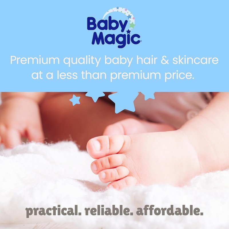 Baby Magic Creamy Whipped Butter, Vanilla & Oat, Helps Keep Skin Feeling Healthy and Baby Soft, Hypoallergenic, 8.4 fl oz.