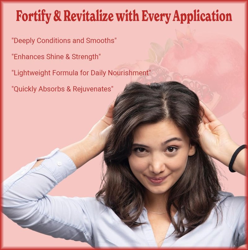 8oz Pomegranate Seed Oil, 100% Pure and Natural, Organic and Rich in Antioxidants for Supple, Soft Skin and Hair - Includes Pump & Flip Cap