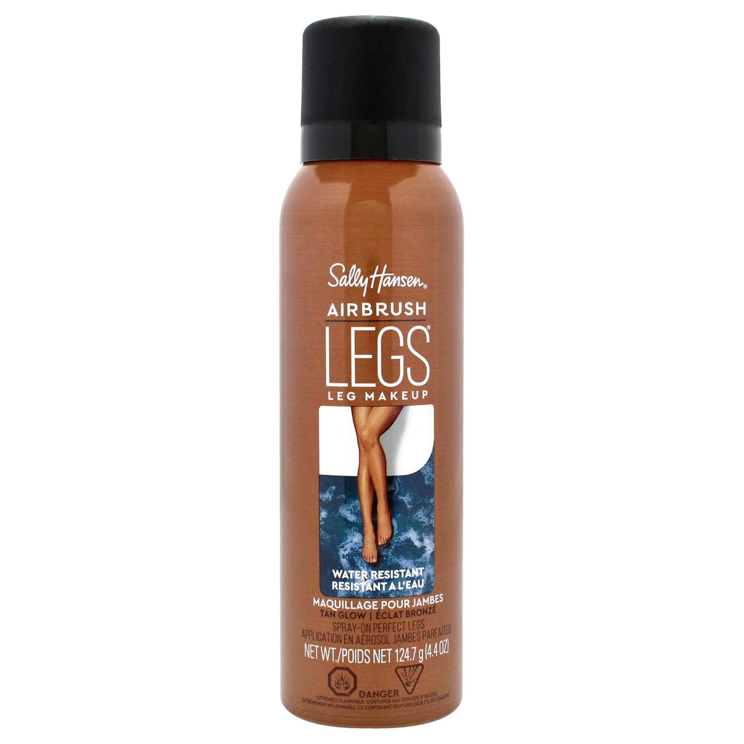 Sally Hansen Airbrush Legs, Leg Makeup Lotion, Deep 4 Oz, Pack of 2