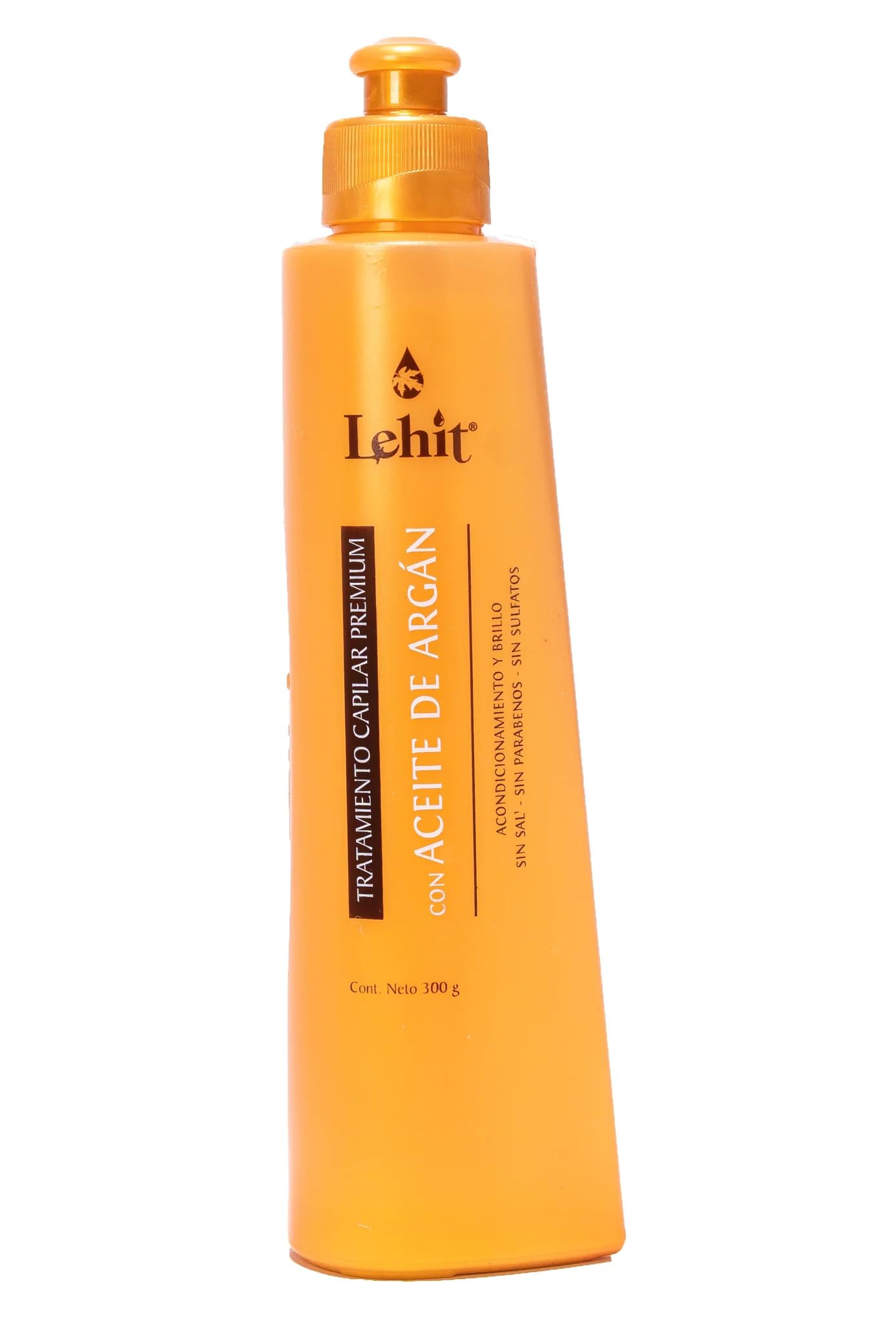 Lehit Aceite de Argan Tratamiento Capilar Bioenergetico Con Principios Activos Naturales Argan Oil Bioenergetic Capillary Treatment 10.1oz(300ml)