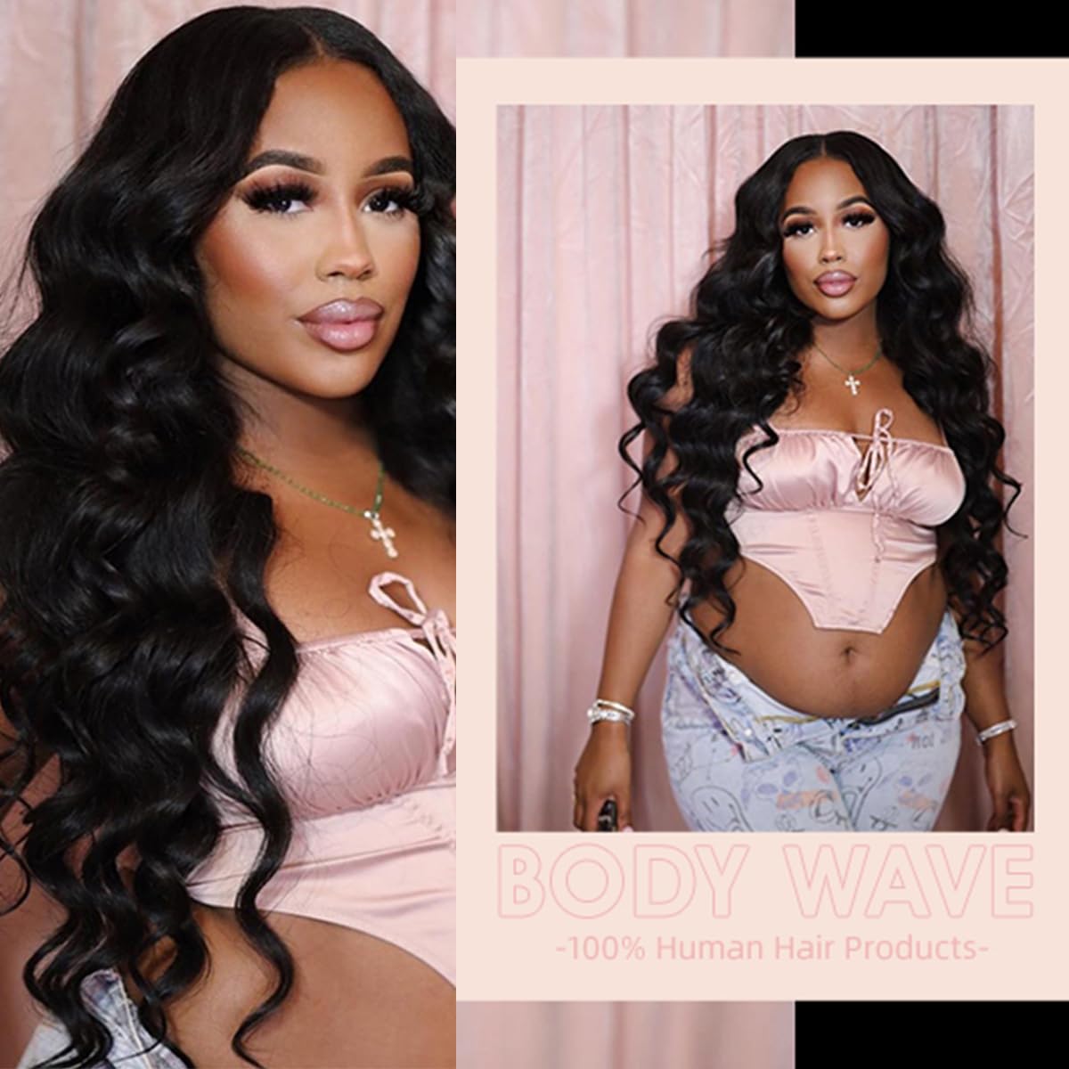 Human Hair Bundles 28 Inch Body Wave Bundles Human Hair 100% Unprocessed 12A Brazilian Virgin Hair Bundles Human Hair Extensions Deals Long Quick Weave Bundles Human Hair Double Weft Natural Black