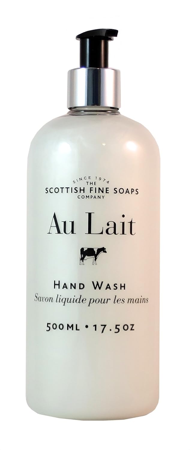 Scottish Fine Soaps Au Lait Liquid Hand Wash - 500ml/17.5 oz (2-Pack)