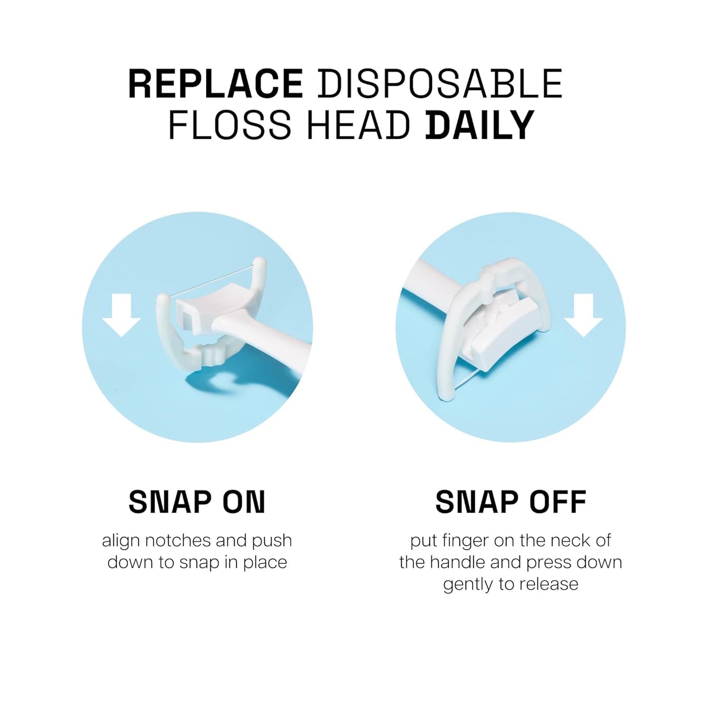 REACH Ultra Clean Access Flosser Mint Refill Heads, 28 Count (Pack Of 6)