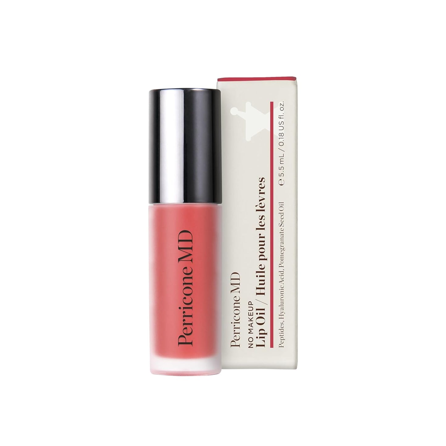 Perricone MD No Makeup Lip Oil | Non-sticky, Skincare-Infused | Delivers natural-looking color, Helps to reduce vertical lip lines, loss of lip volume & dry, rough texture & discoloration