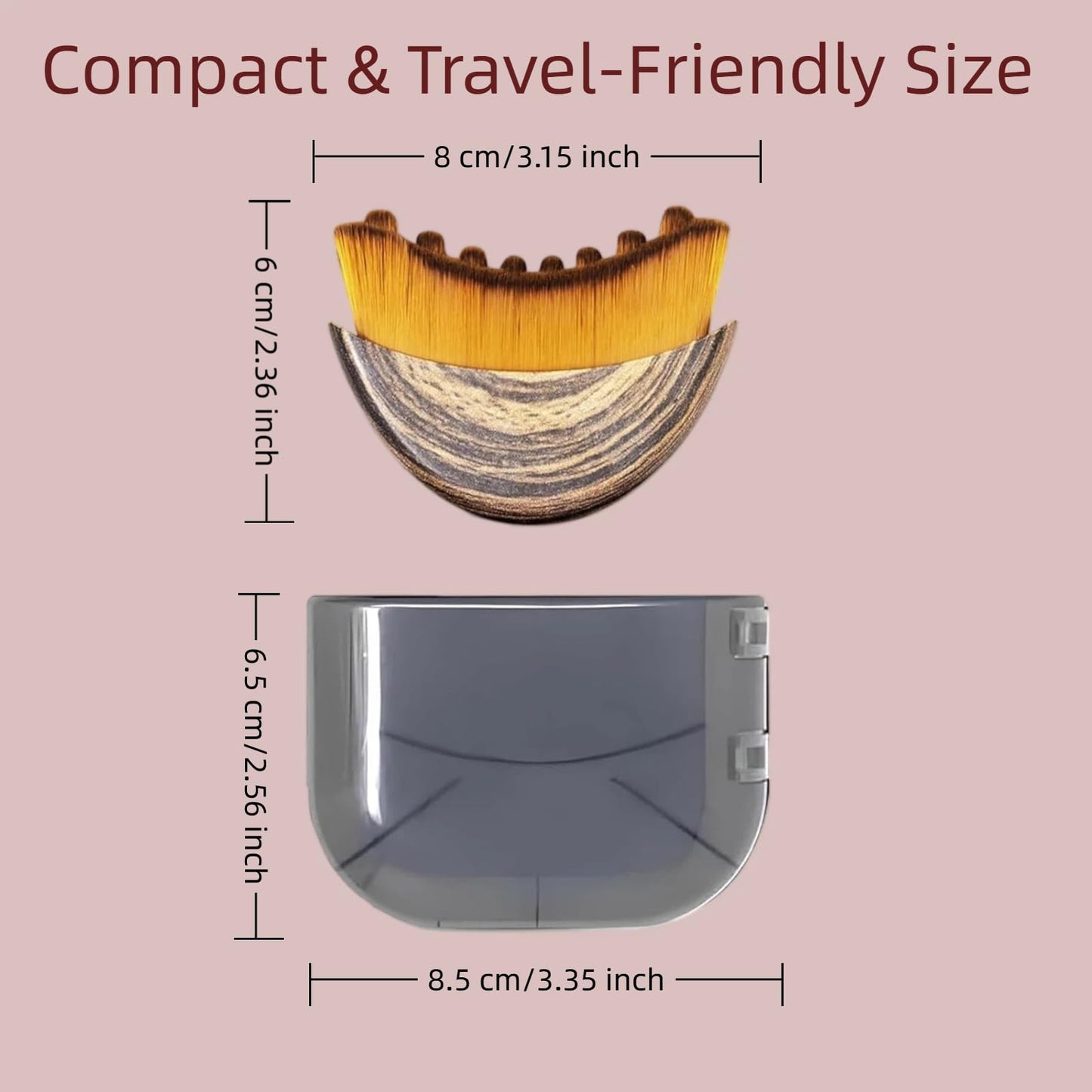 New Lymphatic Contour Face Brush - Manual Lymphatic Drainage Massager for Chin, Jawline Sculpting and Puffiness Reduction - Ergonomic Design with Soft Bristles for Facial Rejuvenation and Neck Care.