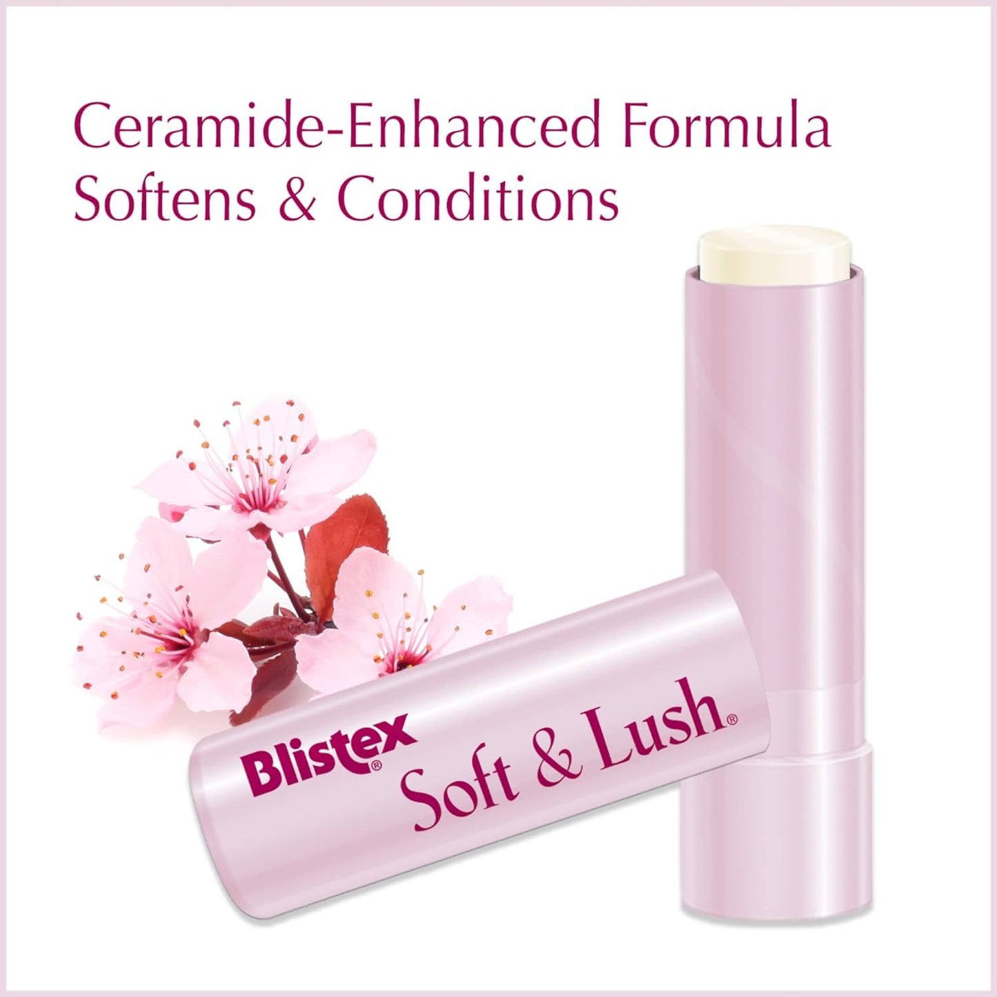 Blistex Soft & Lush Lip Balm – Moisturizing Lip Care, 0.13 oz (6-Pack)