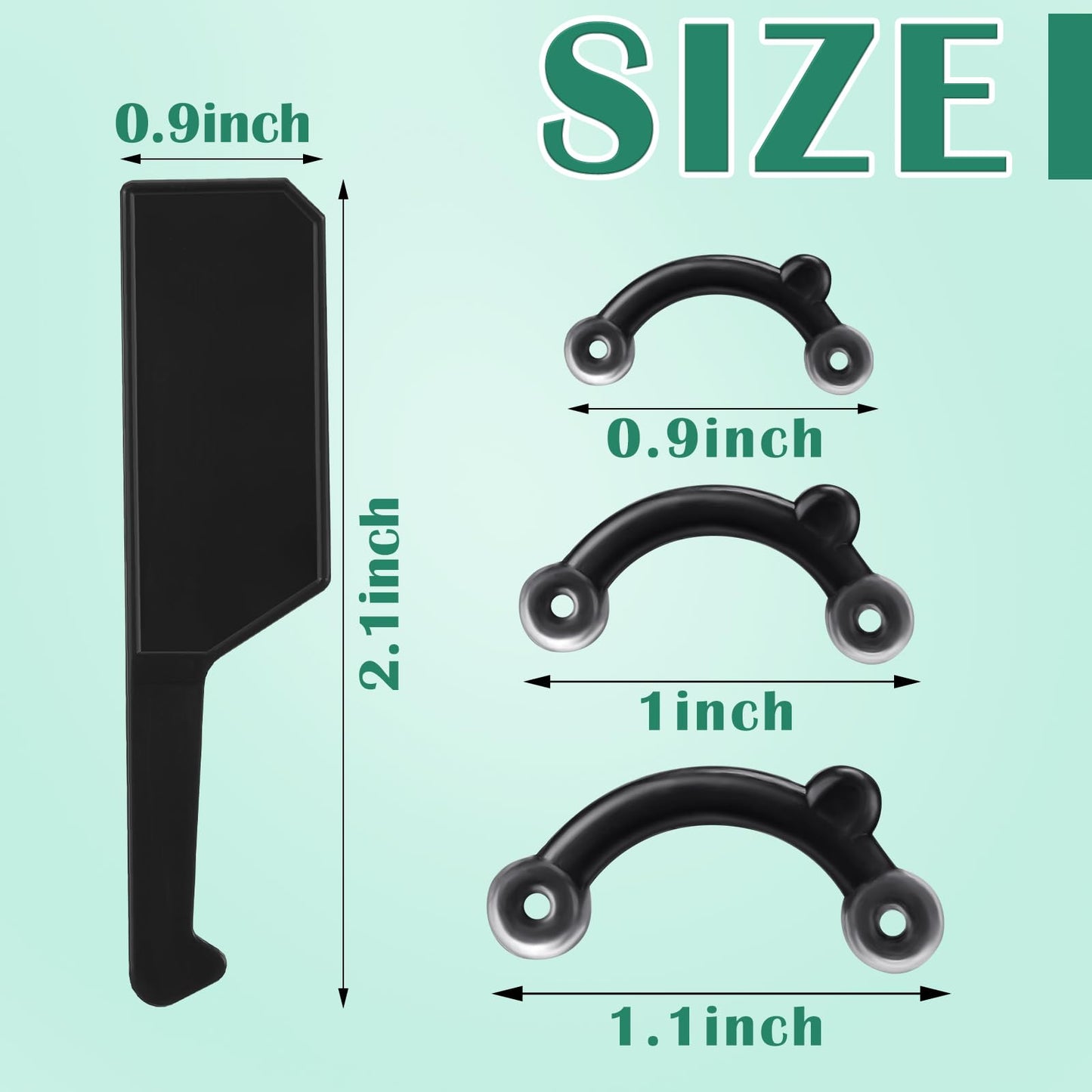 Spnico 6 Pairs Nose Lifter Nose Lifting Shaping Slimmer Clip Beauty Tool Inserts No Pain Invisible Shaper Tool Straightening Beauty Kit for Women Men(Black, Clear)