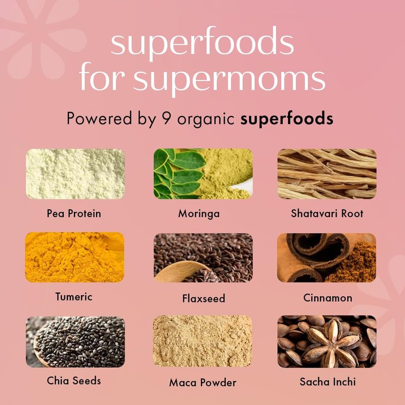 Boobie Body Superfood Protein Pregnancy and Postpartum Meal Replacement Shake, Chocolate Bliss Flavor | 19g Protein | Safe for Lactation & Motherhood | Organic, Vegan, Zero Sugar, 1 Tub (20 Servings)