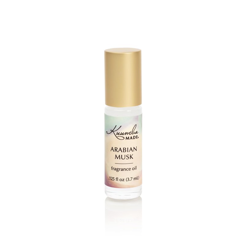 Kuumba Made Arabian Musk Fragrance Oil, Long-Lasting Small-Batch Perfume Roller, Vegan, Alcohol-Free, .125 Fl Oz