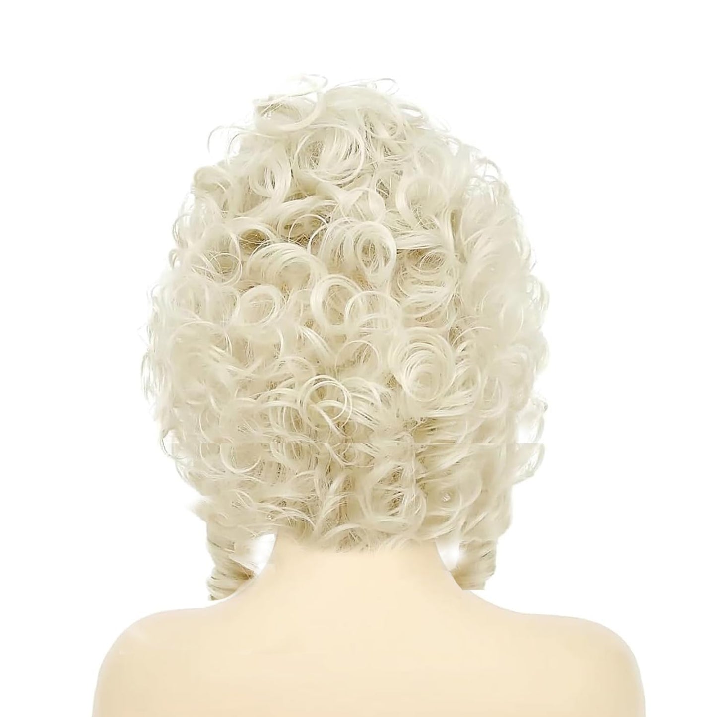 Sabosi Blonde Marie Antoinette Wigs Victorian Wig,Short Vintage Beehive Hair Rococo Costume Cosplay 18th Century Wig,Queen Court Heat Resistant Women Halloween Party Wig