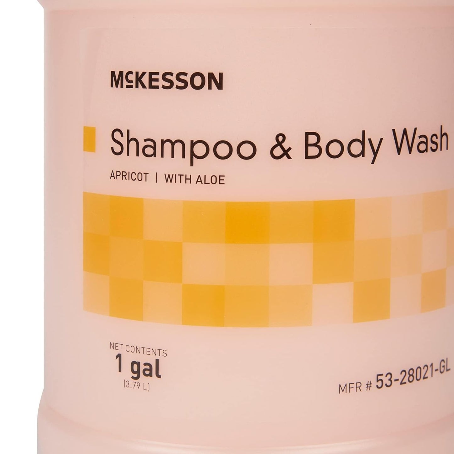 McKesson Body Wash and Shampoo - 1 Gallon Bulk Refill Full Body Wash with Aloe, Cucumber Melon Scent - Sensitive Skin & Hair 2‑in‑1