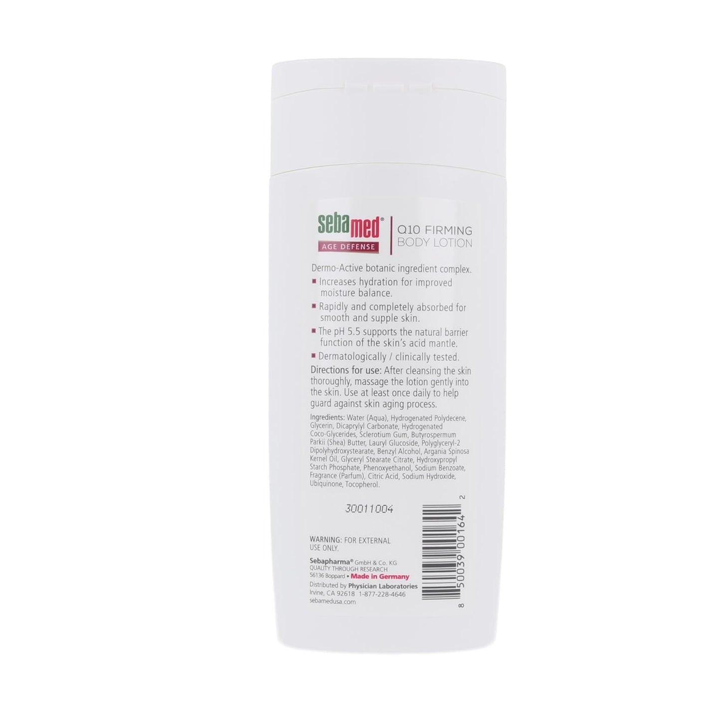 Sebamed Age Defense Q10 Firming Body Lotion pH 5.5 with Dermo-Active Complex 6.8 Fluid Ounces (200 Milliliters)