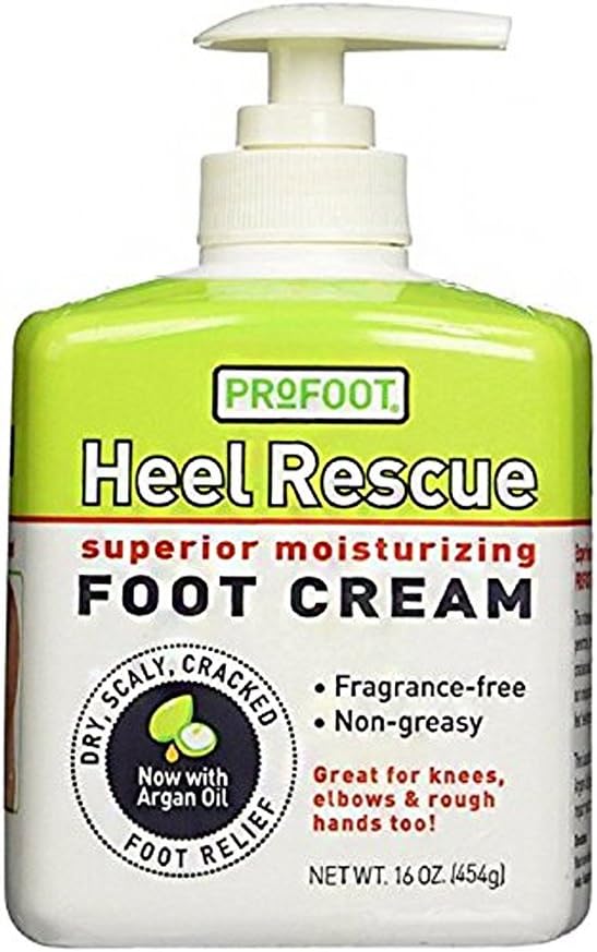 Heel Rescue Foot Cream - Superior Moisturizing Formula, 16 Oz (2-Pack)