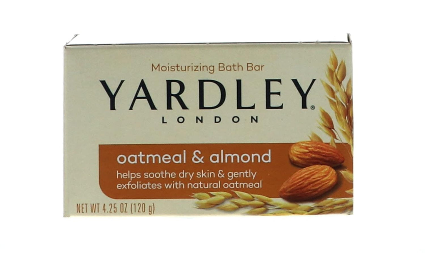 Yardley Oatmeal and Almond Naturally Moisturizing Bath Bar (Pack of 20)