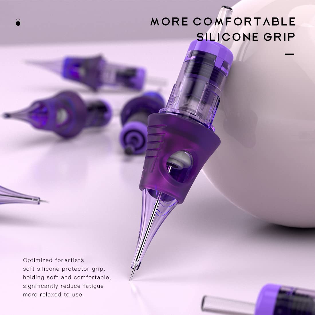 Mast Tattoo Cyber Cartridges Needles Disposable 20 Tattoo Needles Round Liner Super Bugpin 1014RL
