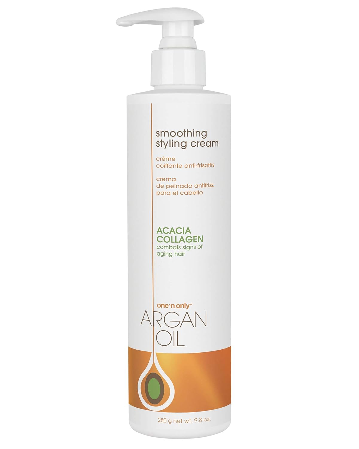 One 'n Only Smoothing Hair Cream 9.8 oz - 2 Pack for Frizz Control & Shine