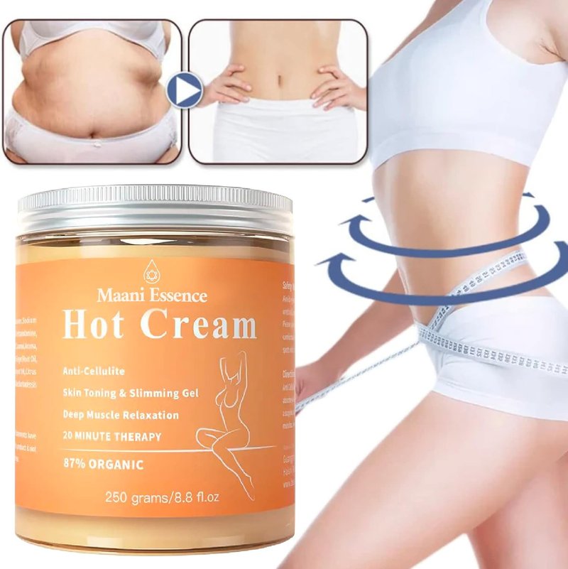 Fat Burning Cream - Slimming & Firming Anti-Cellulite Gel for Weight Loss | Deep Muscle Relaxation