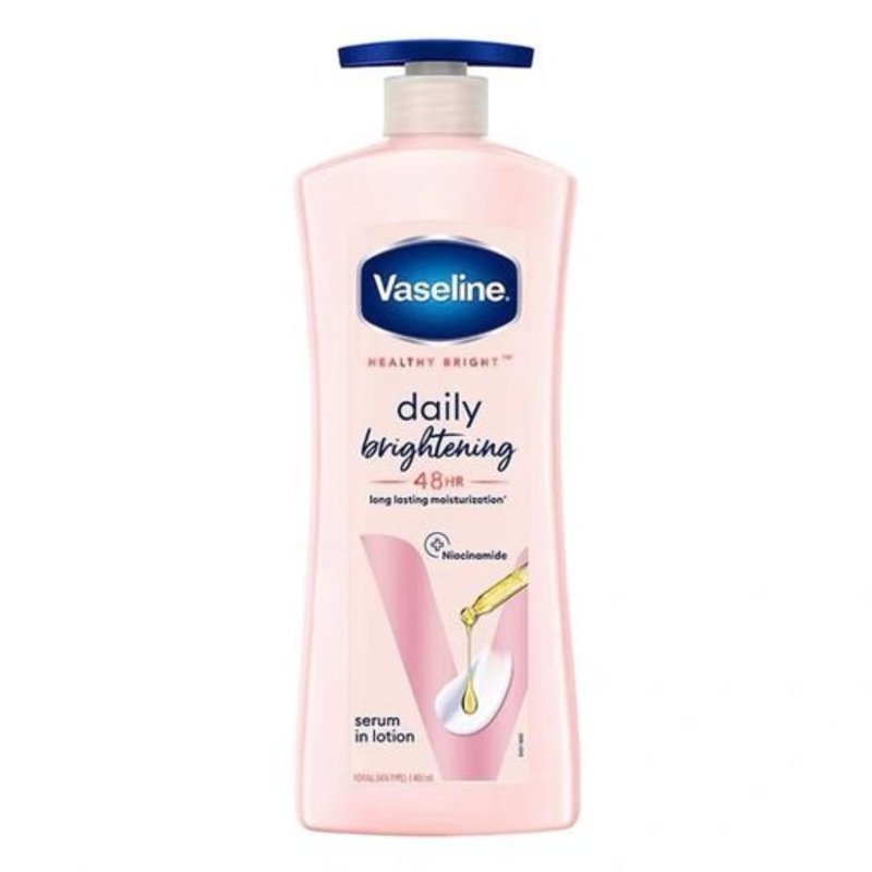 Vaseline Healthy Daily Body Lotion with Vitamin B3, Lightweight Daily Use Moisturizing Lotion – 400 ml (13.53 fl oz)
