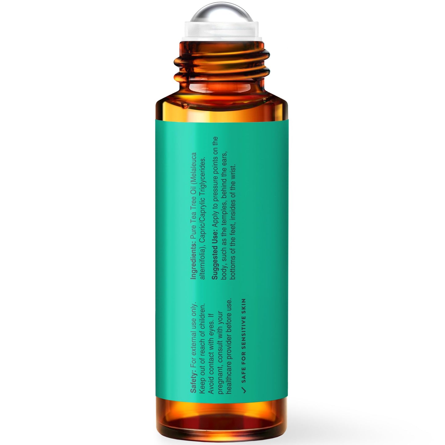 UpNature Tea Tree Essential Oil Roll On - 100% Natural Tea Tree Oil for Skin