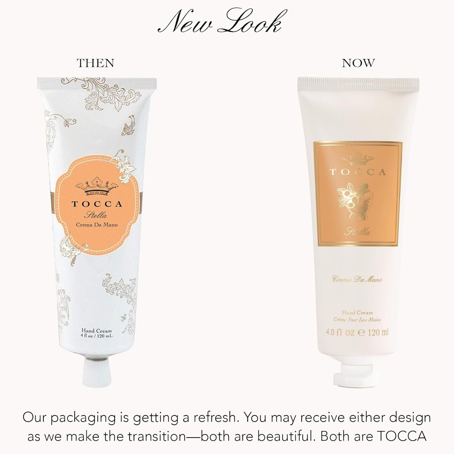 Tocca Crema de Mano, Cleopatra Hand Cream, 4 oz - Grapefruit, Jasmine, Vanilla Musk - Moisturizing, Quick Absorbing