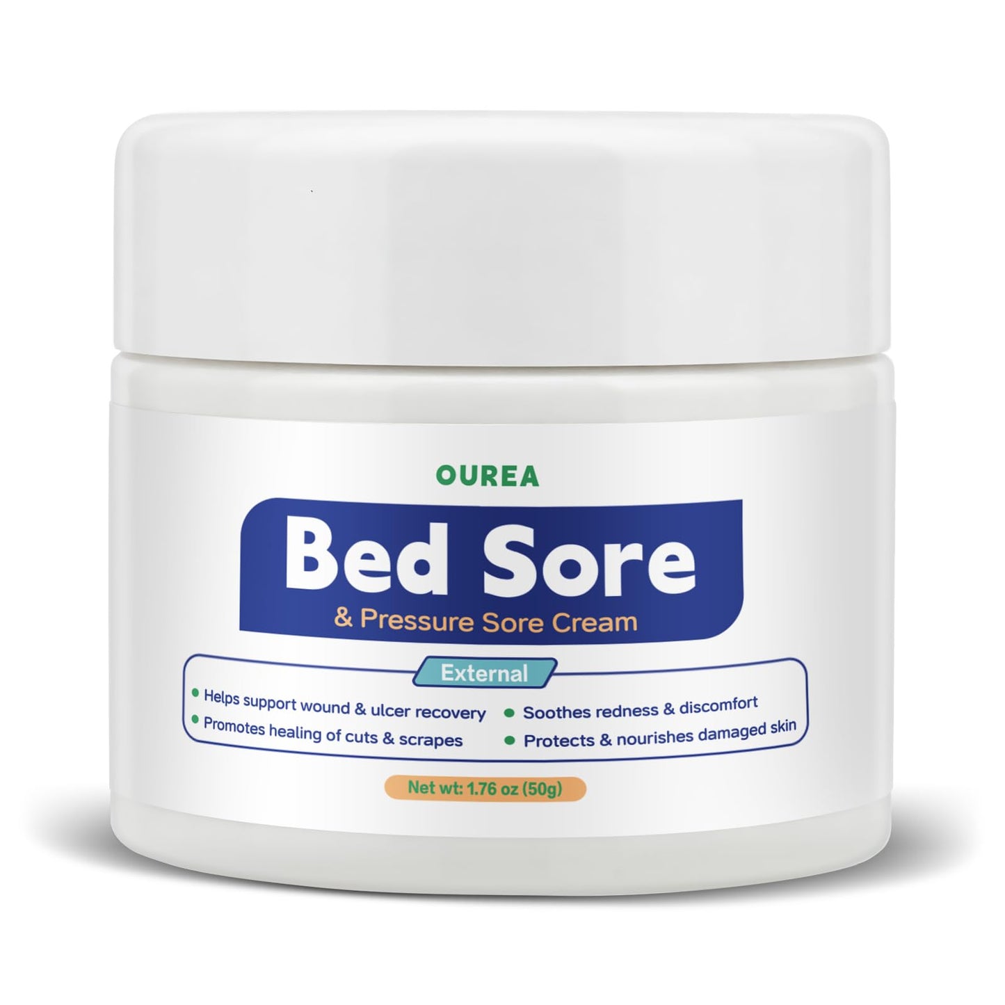 Bed Sore & Pressure Sore Cream – Gentle Skin Care for Pressure-Prone Areas, Bedridden Individuals & Elderly, Natural, Non-Greasy Ointment for Cuts, Scrapes & Sensitive Skin, Home & Nursing Use