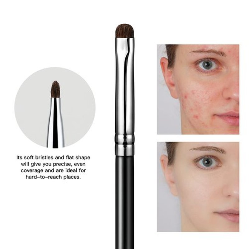 EIGSHOW Concealer Brush, Detail Shader Makeup Brush for Blending Eyeshadow, Concealing Small Blemishes and Imperfections - Precision Application