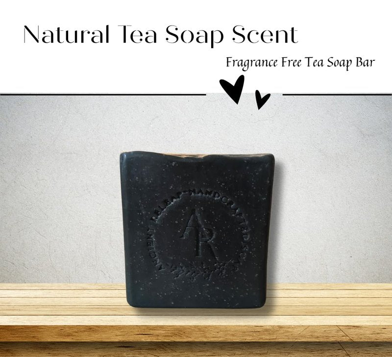 Ancient Releaf Tepezcohuite Charcoal Tea Soap, with tallow, Nourishing, Soothing, Cleansing, 5oz. bar