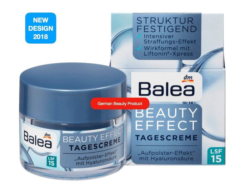 Beauty Effect Day Cream Effect with Hyaluronic acid SPF 15 Firming structure Intense tightening effect