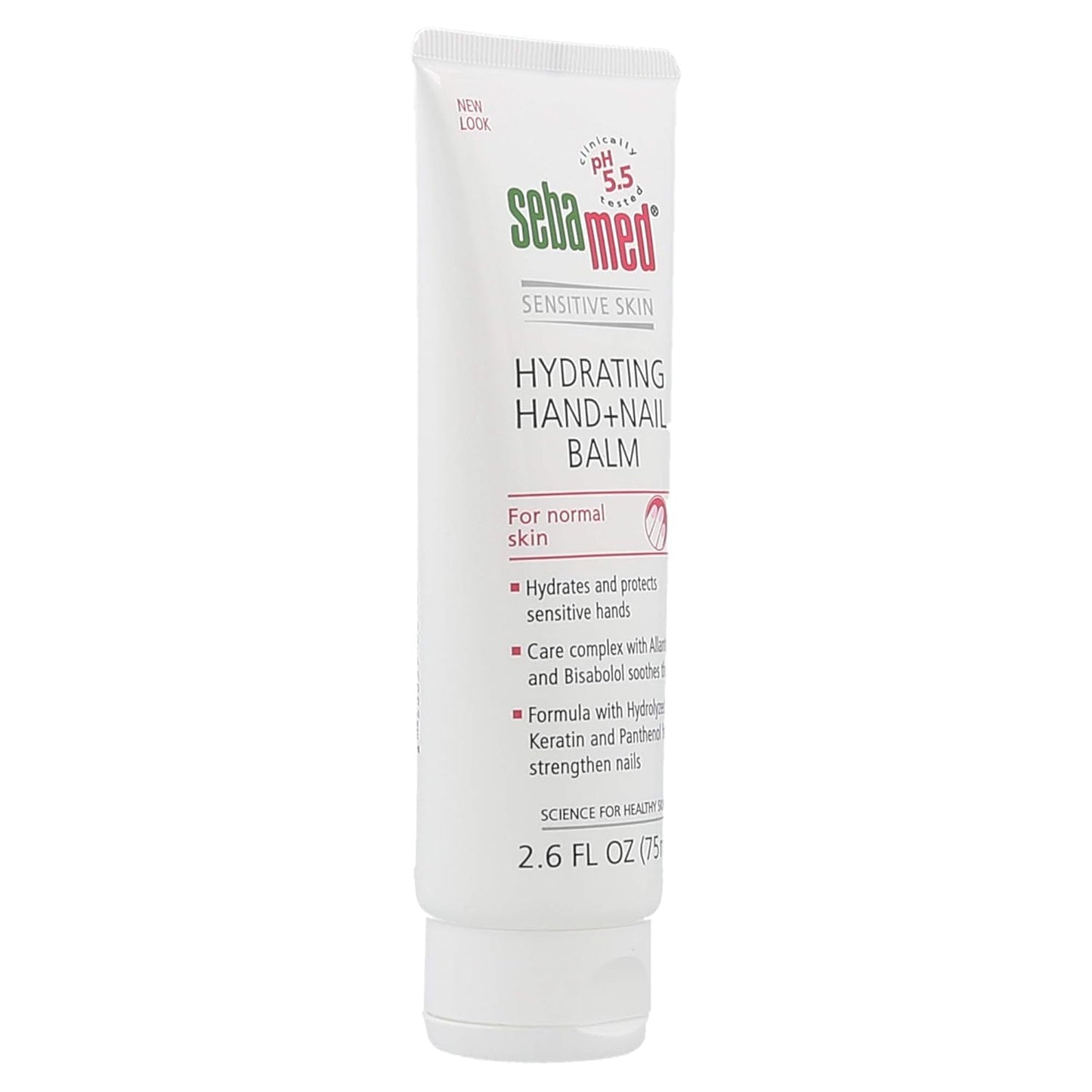 Sebamed Hand and Nail Balm pH 5.5 for Sensitive Skin Hypoallergenic Non-greasy Dermatologist Recommended Moisturizer 2.6 Fluid Ounces (75mL)