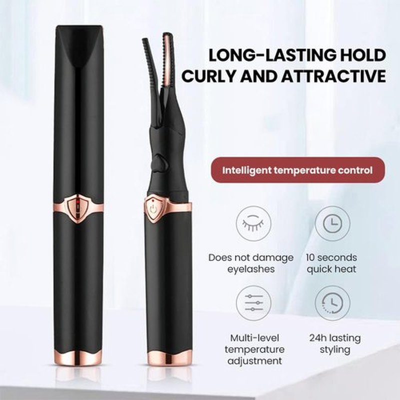 Electric Eyelash Curler for Instant Glam,2025 Upgrade Heated Eyelash Curler for Women,Mini Electric Eye Lash Curler with 3 Heat Modes,Fast Heat up in 8s Finalize Eyelash Holder Tool (White/2pcs)