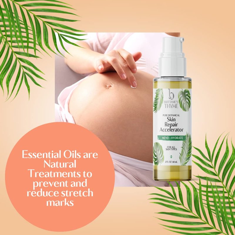 Brittanie's Skin & Scar Repair Accelerator For C Section Recovery, Scars, Stretchmarks & Tattoos | Natural, Non-Toxic Healing Treatment, Dermatologist Recommended, Deeply Nourishes, Reduces Wrinkles