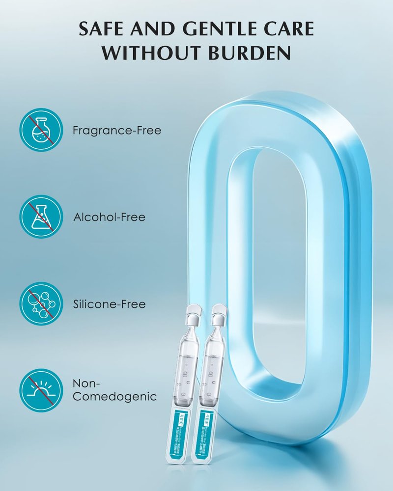 KOMFYMED Recombinant Collagen Essence – Barrier Repair Serum for Sensitive Skin, Redness Relief & Deep Hydration (1.5ml / 0.05 fl.oz × 30 Single-Use Ampoules)