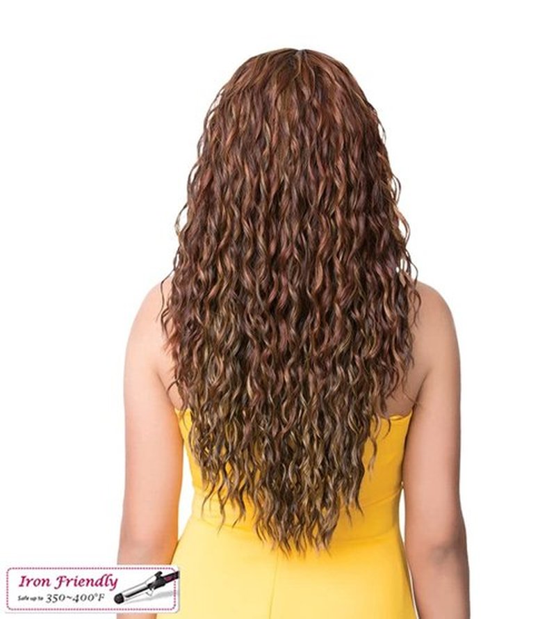 It's A Wig Synthetic Hair Wig Q ARIEL (HONEY BROWN)