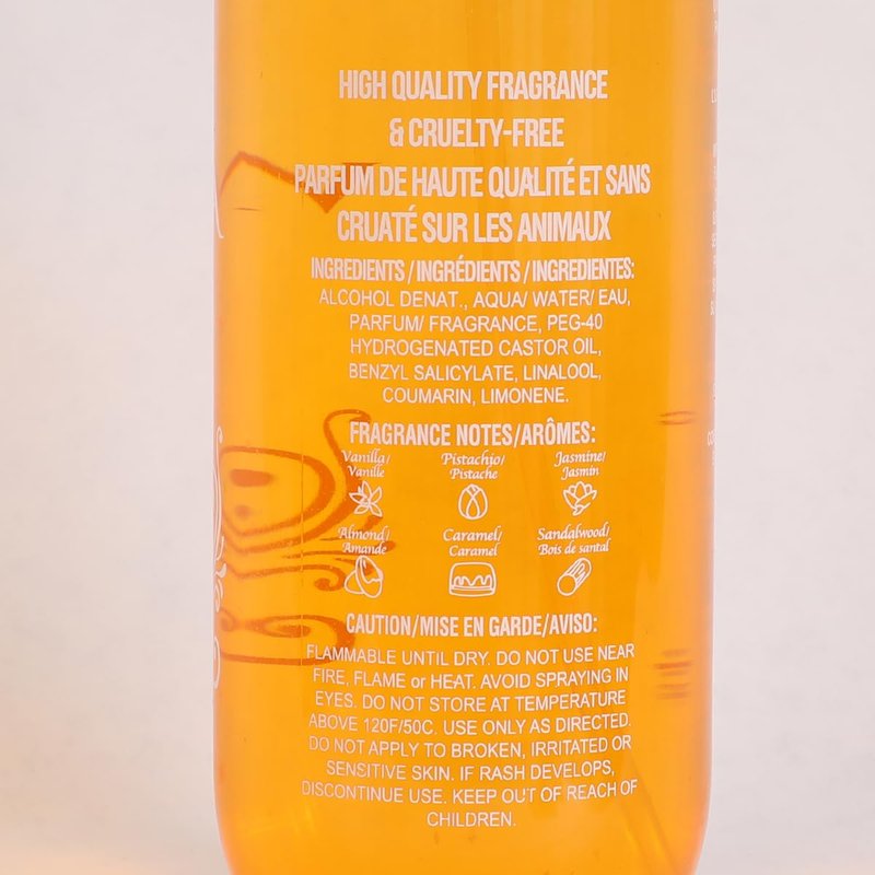 Brave Solo En Ibiza Valencia Spray Perfume for Women Pistachio Almond Vanilla 180ml 6.1 fl.oz
