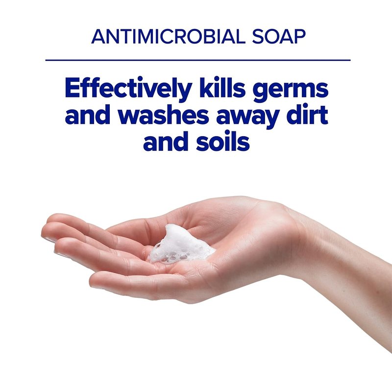 PURELL HEALTHY SOAP 0.5% PCMX Antimicrobial Foam, Floral Fragrance, 1200 mL Refill for PURELL CS8 Automatic Soap Dispenser (Pack of 2) – 7878-02 - Manufactured by GOJO, Inc.