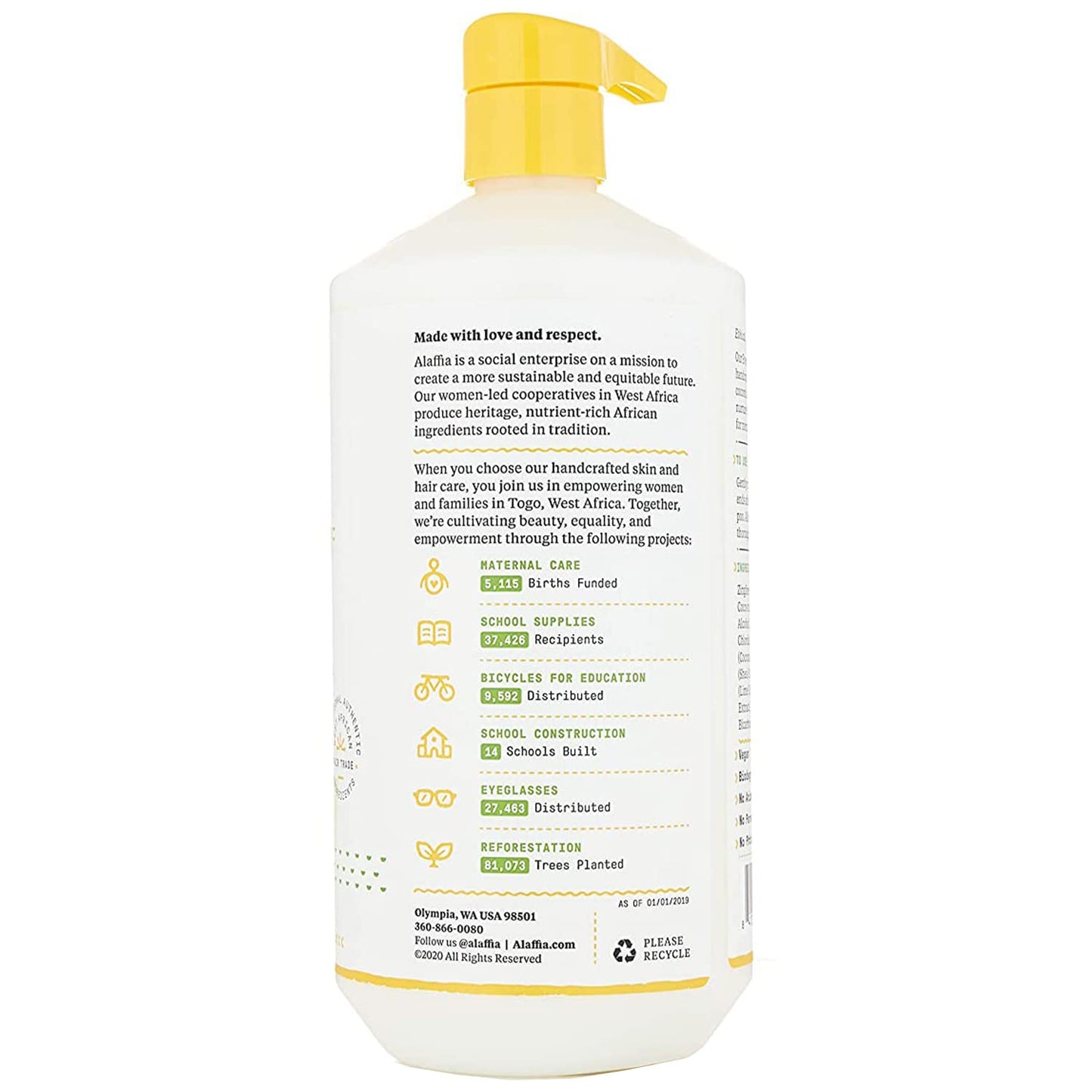 Alaffia EveryDay Coconut Conditioner, Coconut Lime 32 FZ (Pack of 2)