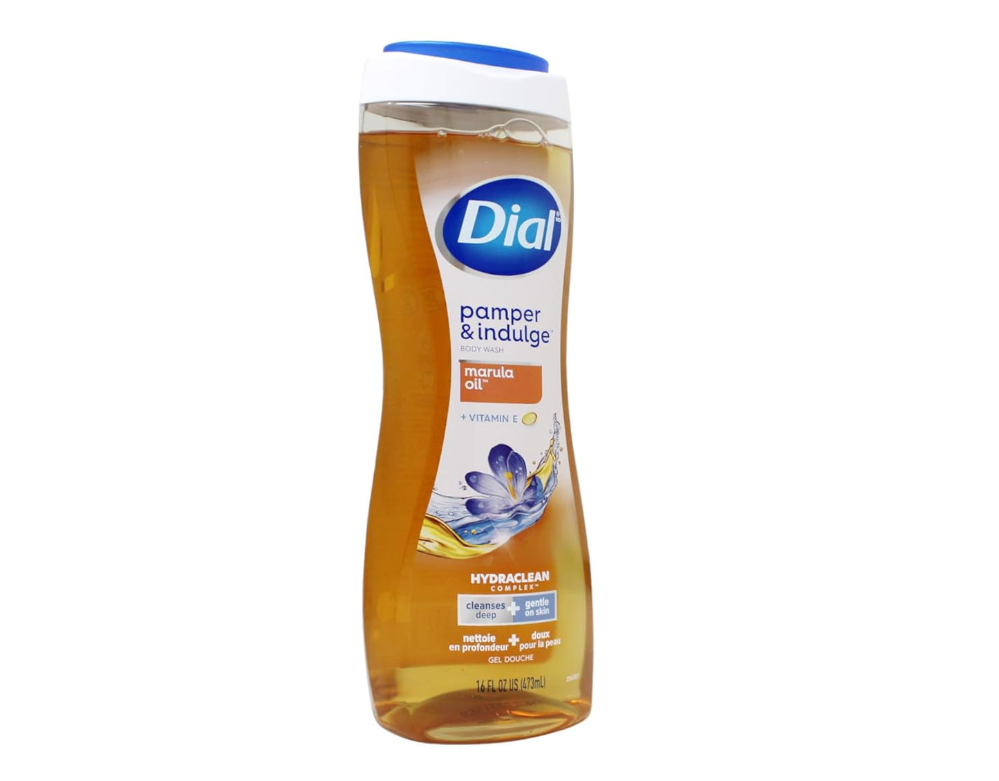 Dial Pamper & Indulge Body Wash with Marula Oil and Vitamin E, 16 fl oz (Pack of 3)